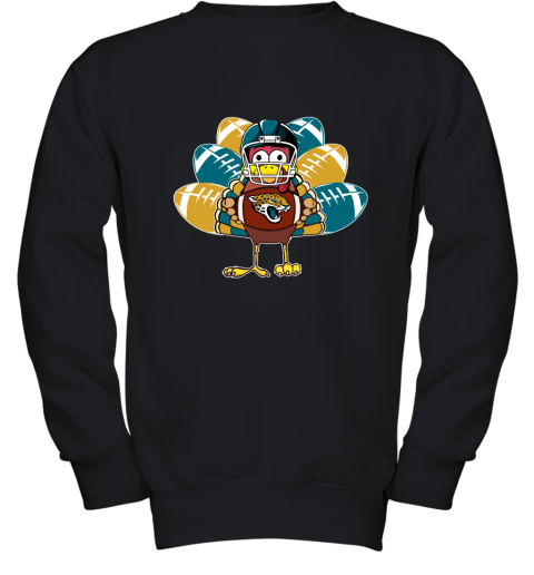 Jacksonville Jaguars Turkey Football Thanksgiving Youth Sweatshirt
