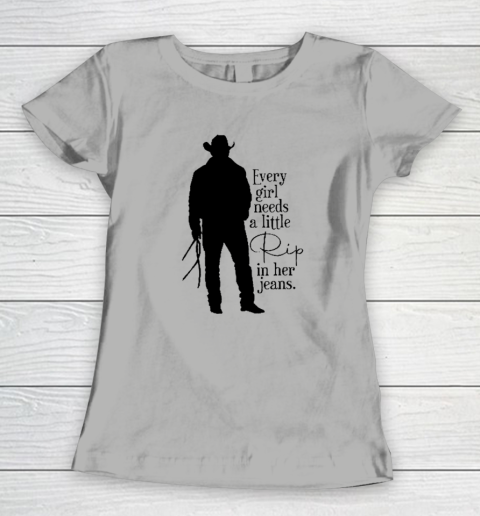 Every Girl Needs A Little Rip In Her Jeans T Shirt Women's T-Shirt 7
