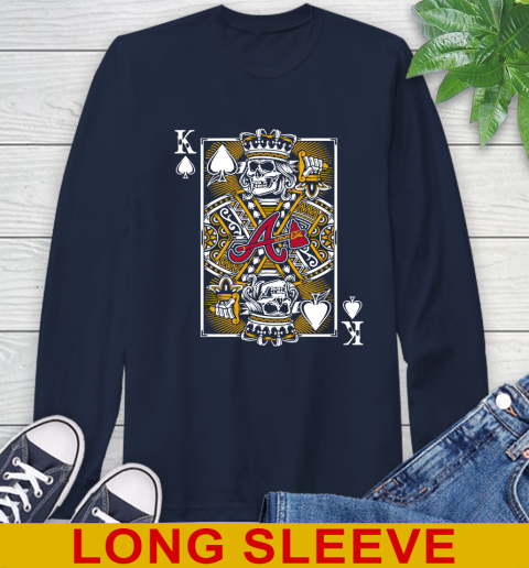 Atlanta Braves MLB Baseball The King Of Spades Death Cards Shirt Long Sleeve T-Shirt 3