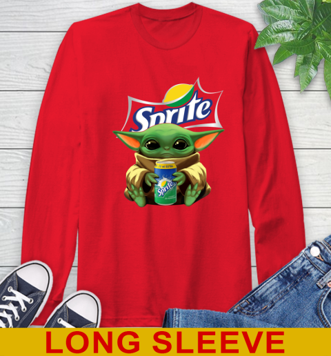 Star Wars Baby Yoda Hugs Sprite Soft Drink Shirt 67