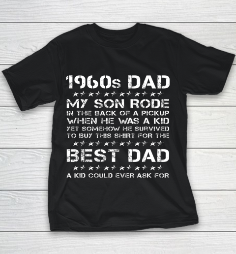 Funny 1960s Dad Boy Dad And Son Father's Day Youth T-Shirt