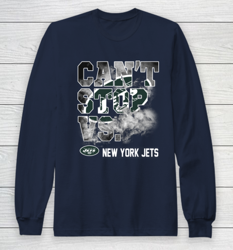 NFL New York Jets Can't Stop Vs Long Sleeve T-Shirt 2