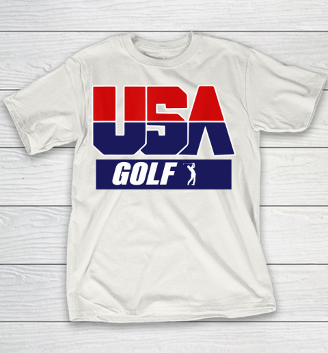 Golf USA TEAM FLAG American olympics Tokyo 2020 2021 Japan olympic Sport Youth T-Shirt