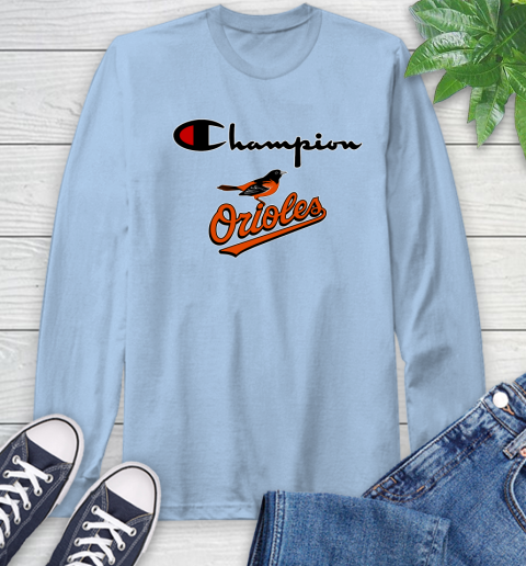 MLB Baseball Baltimore Orioles Champion Shirt Long Sleeve T-Shirt 6