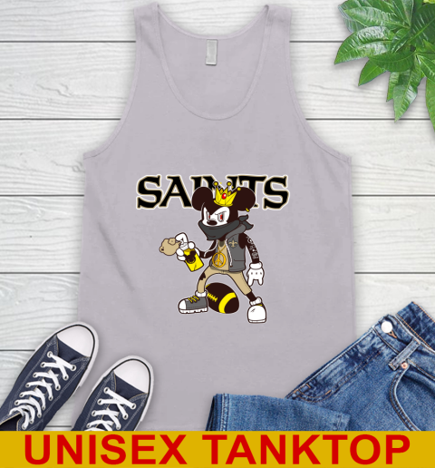 New Orleans Saints NFL Football Mickey Peace Sign Sports Tank Top 4