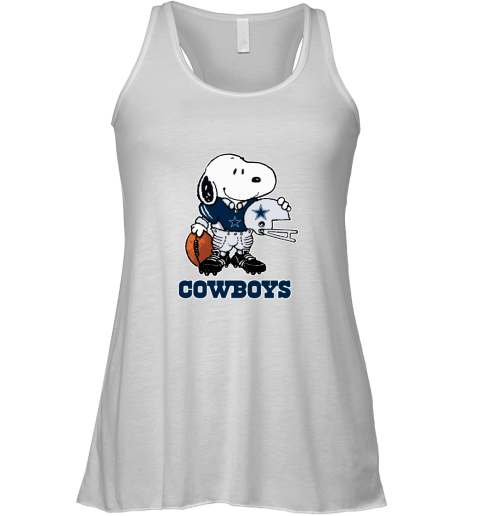 Snoopy A Strong And Proud Dallas Cowboys Player NFL Racerback Tank