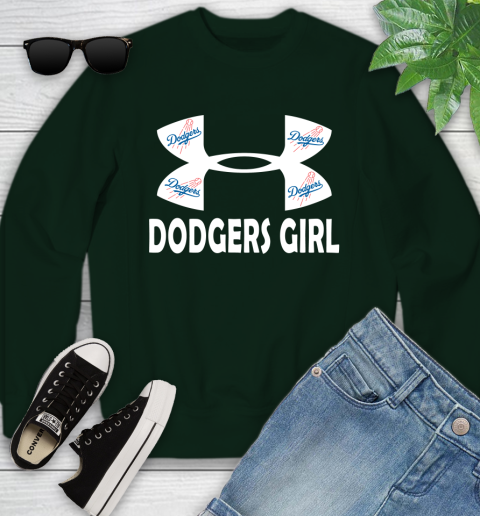 MLB Los Angeles Dodgers Under Armour Baseball Sports Youth Sweatshirt 9