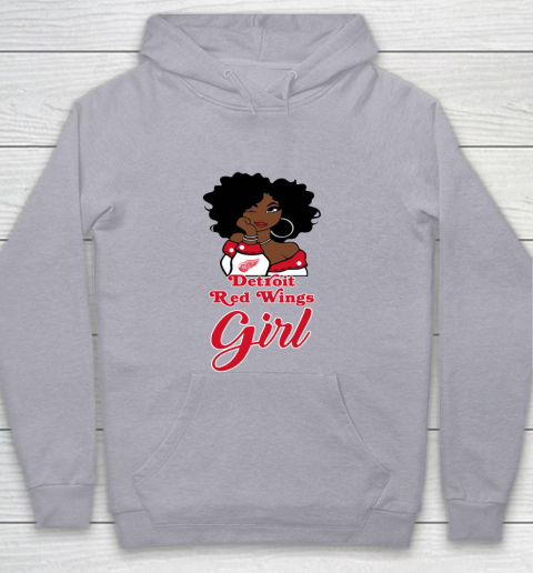 Detroit Red Wings Girl NHL Youth Hoodie 5