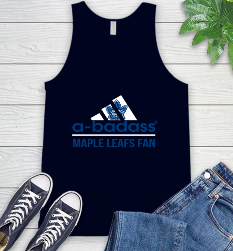 NHL A Badass Toronto Maple Leafs Fan Adidas Hockey Sports Tank Top 2