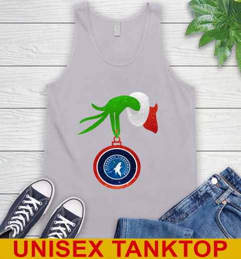 Minnesota Timberwolves Grinch Merry Christmas NBA Basketball Tank Top 4