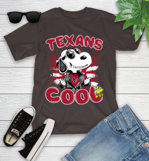 NFL Football Houston Texans Cool Snoopy Shirt Youth T-Shirt 6