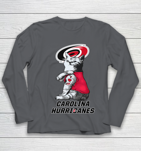 NHL My Cat Loves Carolina Hurricanes Hockey Youth Long Sleeve 6
