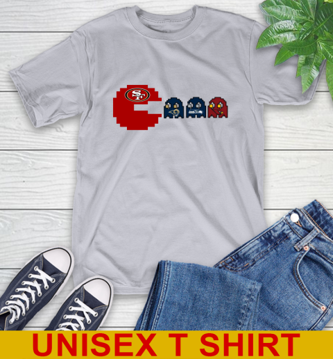San Francisco 49ers NFL Football Pac Man Champion T-Shirt 6