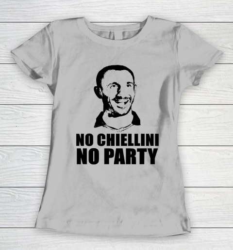 No Chiellini, No Party Italia Champion Euro Player Women's T-Shirt 3