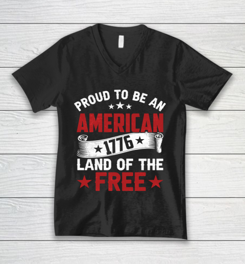 Veteran Shirt United States Of America 4th July Independence Day V-Neck T-Shirt