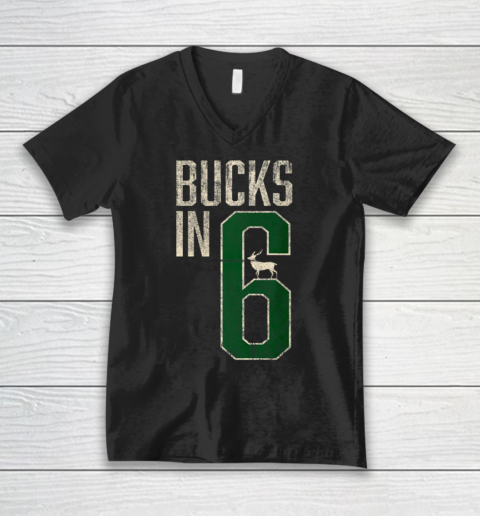 Bucks in 6 shirt Milwaukee V-Neck T-Shirt