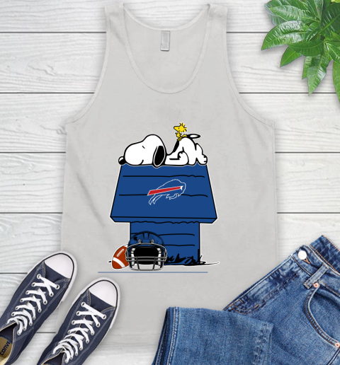 Buffalo Bills NFL Football Snoopy Woodstock The Peanuts Movie Tank Top