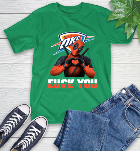 NBA Oklahoma City Thunder Deadpool Love You Fuck You Basketball Sports T-Shirt 8 NBA Oklahoma City Thunder Deadpool Love You Fuck You Basketball Sports T-Shirt - Image 8