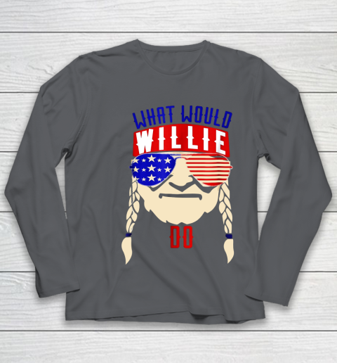 Willie Nelson shirt What would Willie do Youth Long Sleeve 6