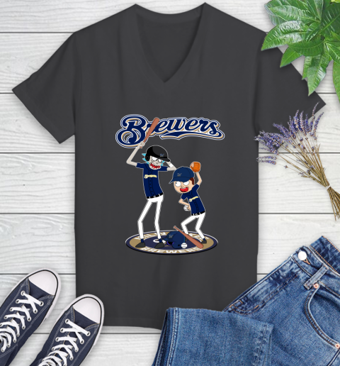 MLB Milwaukee Brewers Rick And Morty Baseball 84