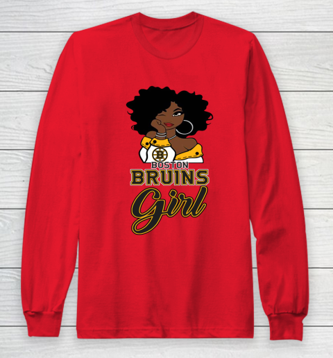 Boston Bruins Girl NHL Long Sleeve T-Shirt 10