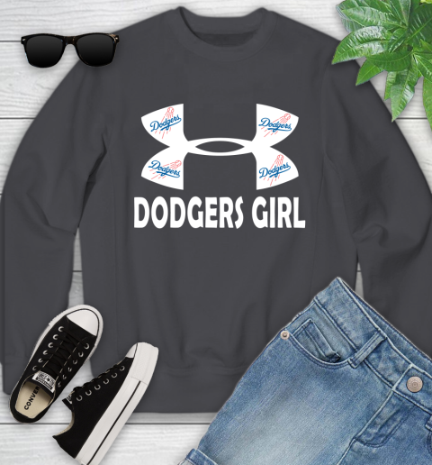 MLB Los Angeles Dodgers Under Armour Baseball Sports Youth Sweatshirt 5