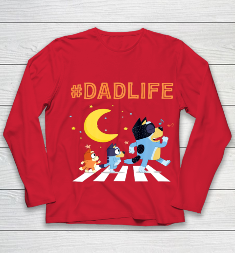 Bluey Dad Family Lover In My Life Youth Long Sleeve 8