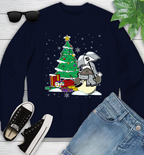 Los Angeles Kings NHL Hockey Cute Tonari No Totoro Christmas Sports Youth Sweatshirt 2