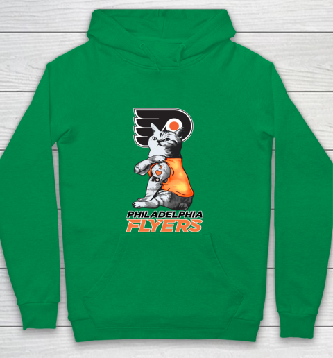 NHL My Cat Loves Philadelphia Flyers Hockey Youth Hoodie 4