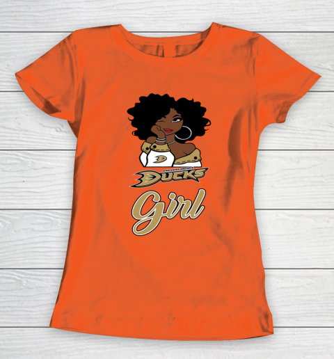 Anaheim Ducks Girl NHL Women's T-Shirt 5