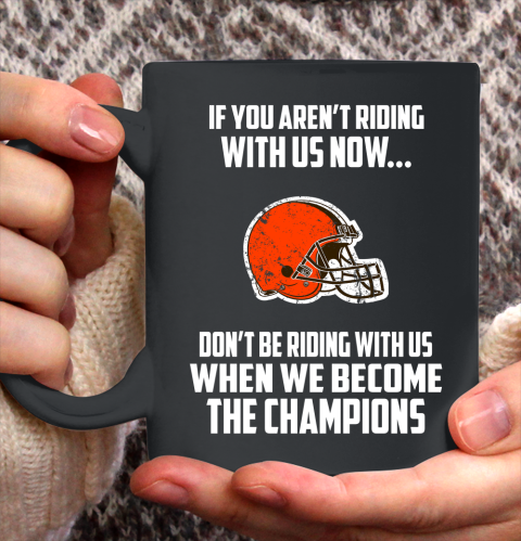 NFL Cleveland Browns Football We Become The Champions Ceramic Mug 11oz
