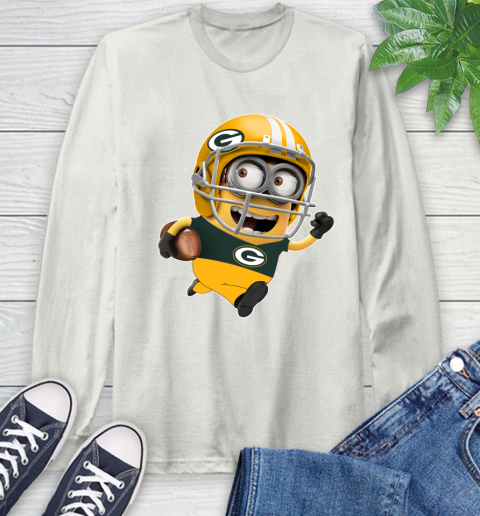 NFL Green Bay Packers Minions Disney Football Sports Long Sleeve T-Shirt 12