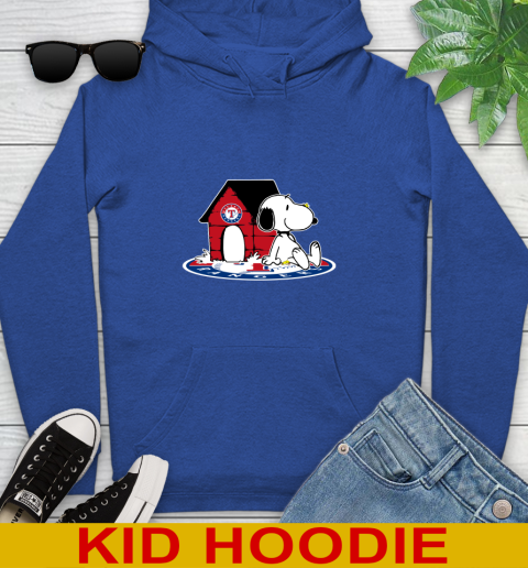 MLB Baseball Texas Rangers Snoopy The Peanuts Movie Shirt Youth Hoodie 10