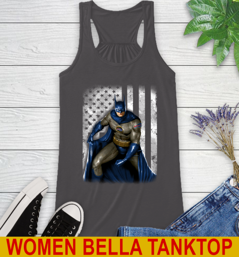 Buffalo Bills NFL Football Batman DC American Flag Shirt Racerback Tank 10