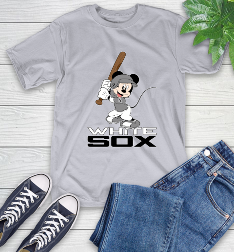 MLB Baseball Chicago White Sox Cheerful Mickey Mouse Shirt T-Shirt 6