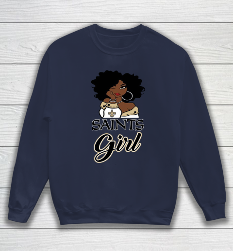 New Orleans Saints Girl NFL Sweatshirt 3