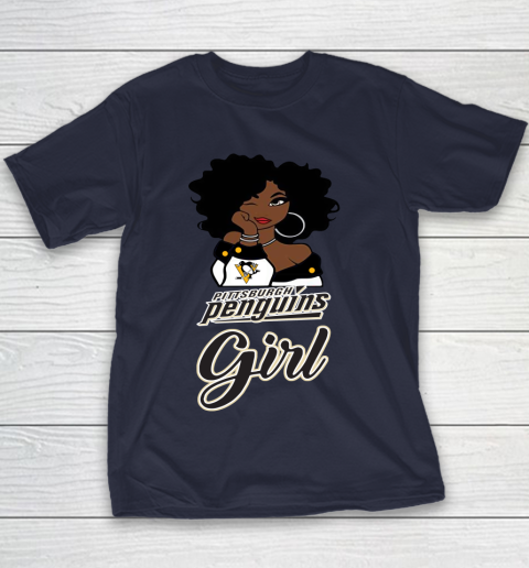 Pittsburgh Penguins Girl NHL Youth T-Shirt 4