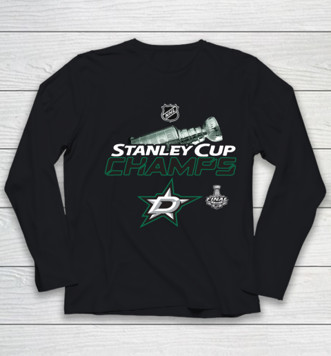 Stanley Cup Champions NHL Dallas Stars 2020 Stanley Cup Youth Long Sleeve