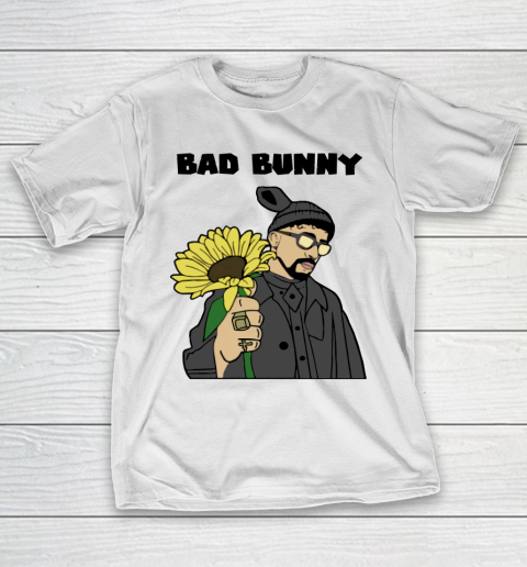Sunshine flower Bad Bunny rapper gift for fans T-Shirt