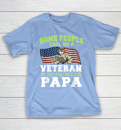 Grandpa Funny Gift Apparel  Men Grandpa Veteran The Important Call Me Pap T-Shirt 10