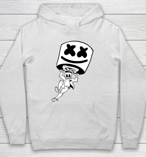 Funny Marshmallow Dancing DJ Music shirt Love Gift Christmas Hoodie
