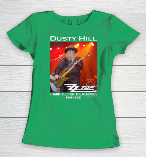 Dusty Hill Thank You For Memories Women's T-Shirt 5