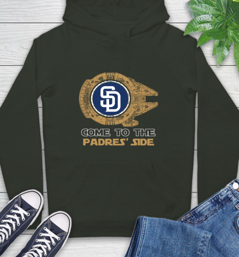 MLB Come To The San Diego Padres Side Star Wars Baseball Sports Hoodie 12