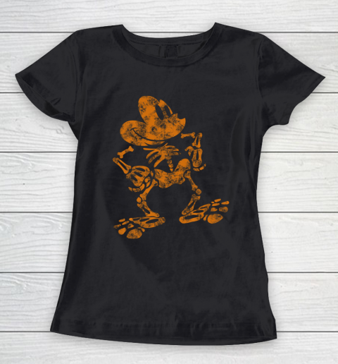 Disney Mickey Mouse Halloween Skeleton Women's T-Shirt