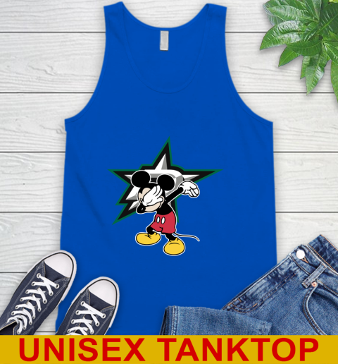 Dallas Stars NHL Hockey Dabbing Mickey Disney Sports Tank Top 5