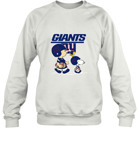 New York Giants Let's Play Football Together Snoopy NFL Sweatshirt