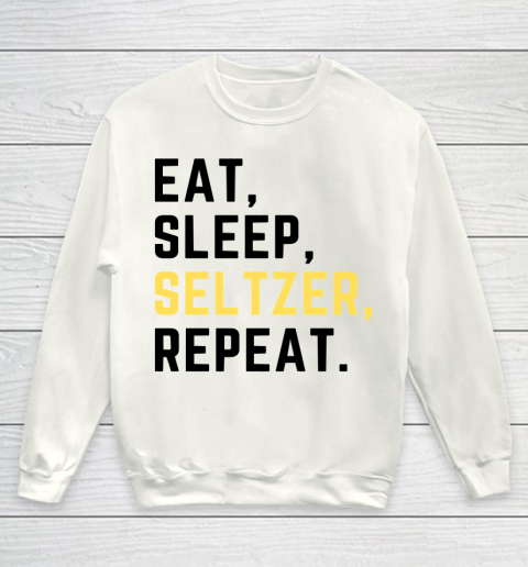 Bud Light Seltzer  Eat Sleep Seltzer Repeat Youth Sweatshirt