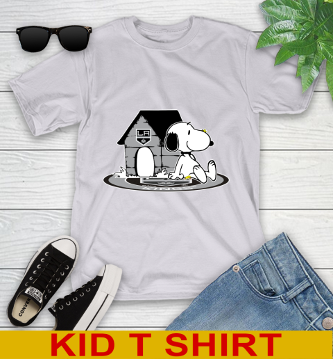 NHL Hockey Los Angeles Kings Snoopy The Peanuts Movie Shirt Youth T-Shirt 5