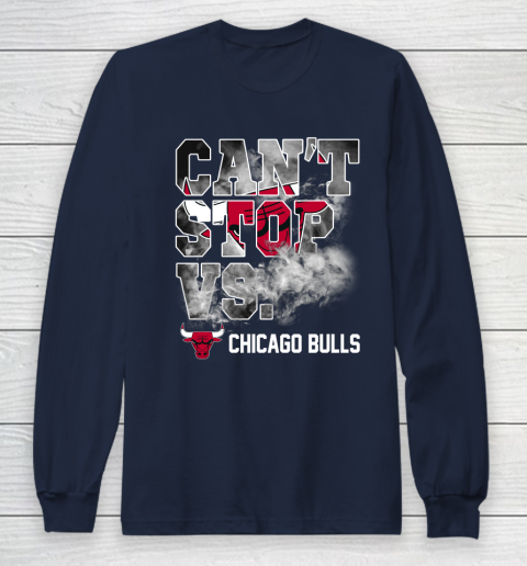 NBA Chicago Bulls Basketball Can't Stop Vs Long Sleeve T-Shirt 2
