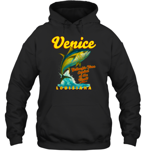 Venice, Louisiana, Yellowfin Tuna Fishing Premium Hoodie